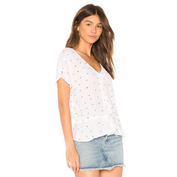 Rails Bretton Rainbow Butterfly Top - S - Picture 1 of 10